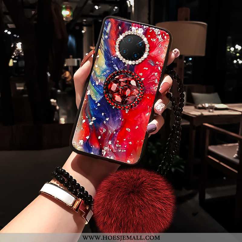 Hoes Huawei Mate 30 Pro Persoonlijk Scheppend Siliconen Rood High End Trend Mobiele Telefoon