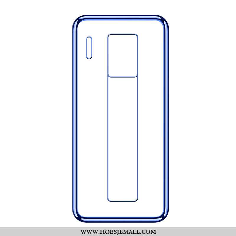 Hoes Huawei Mate 30 Rs Zacht Doorzichtig Anti-fall Mobiele Telefoon All Inclusive Hoesje Blauw Blauw
