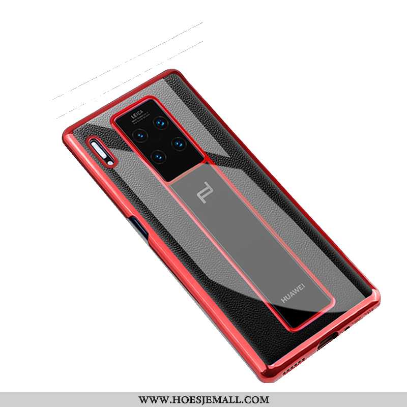 Hoesje Huawei Mate 30 Rs Bescherming Doorzichtig Dun Super Mobiele Telefoon All Inclusive Rood