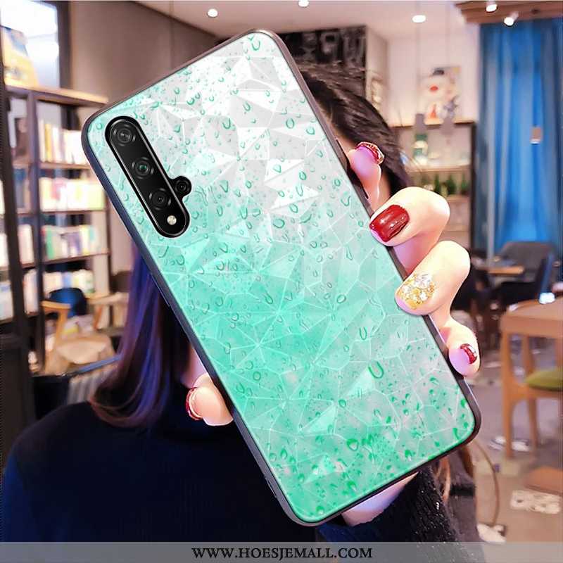 Hoes Huawei Nova 5t Patroon Vers Hoesje Groen Mobiele Telefoon Mini Net Red