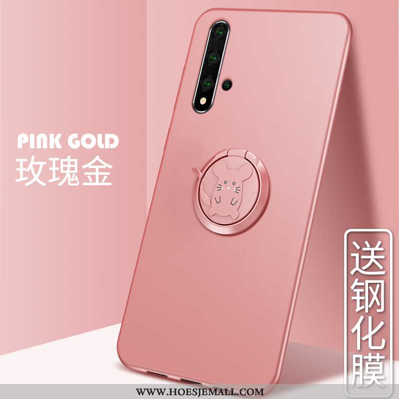 Hoesje Huawei Nova 5t Trend Super Dun Nieuw Rat Hoes Bescherming Roze