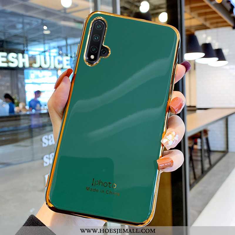 Hoesje Huawei Nova 5t Trend Zacht Siliconen Groen Hoes Net Red