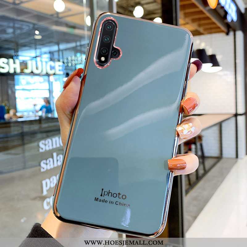 Hoesje Huawei Nova 5t Trend Zacht Siliconen Groen Hoes Net Red