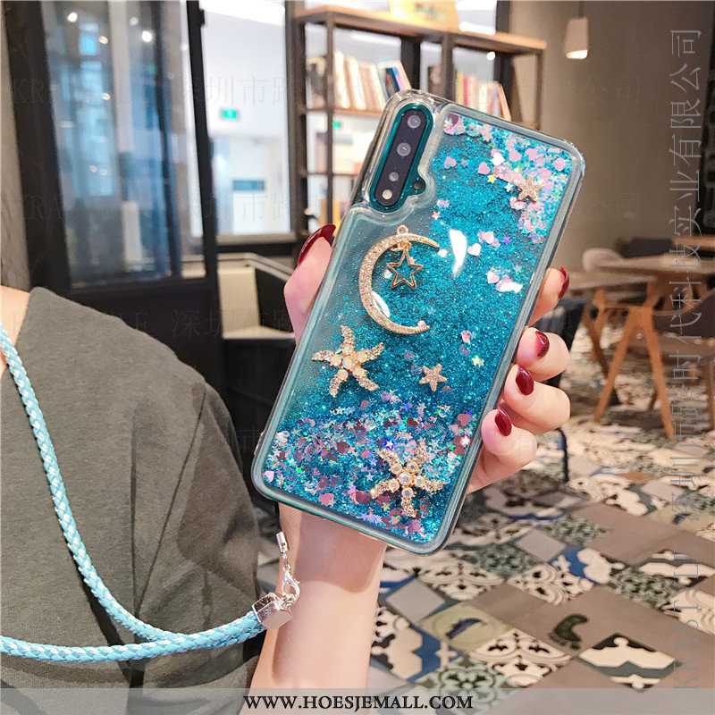 Hoes Huawei Nova 5t Zacht Mobiele Telefoon Net Red Hoesje Drijfzand Purper