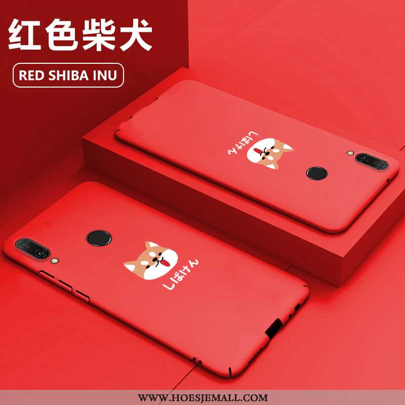 Hoes Huawei P Smart 2020 Dun Bescherming Net Red Hard Schrobben Super Mobiele Telefoon Geel