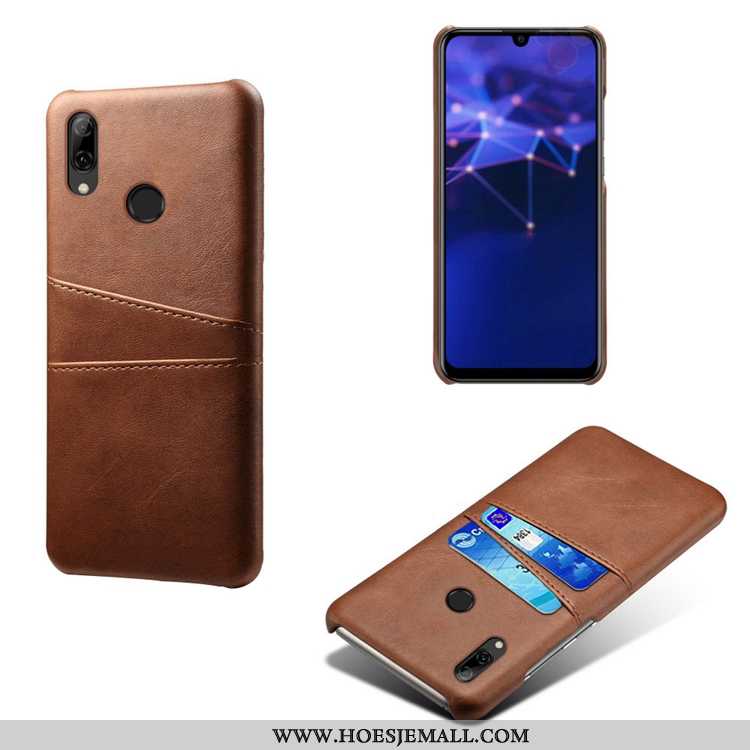 Hoesje Huawei P Smart 2020 Leer Patroon 2020 Mobiele Telefoon Koe Groen