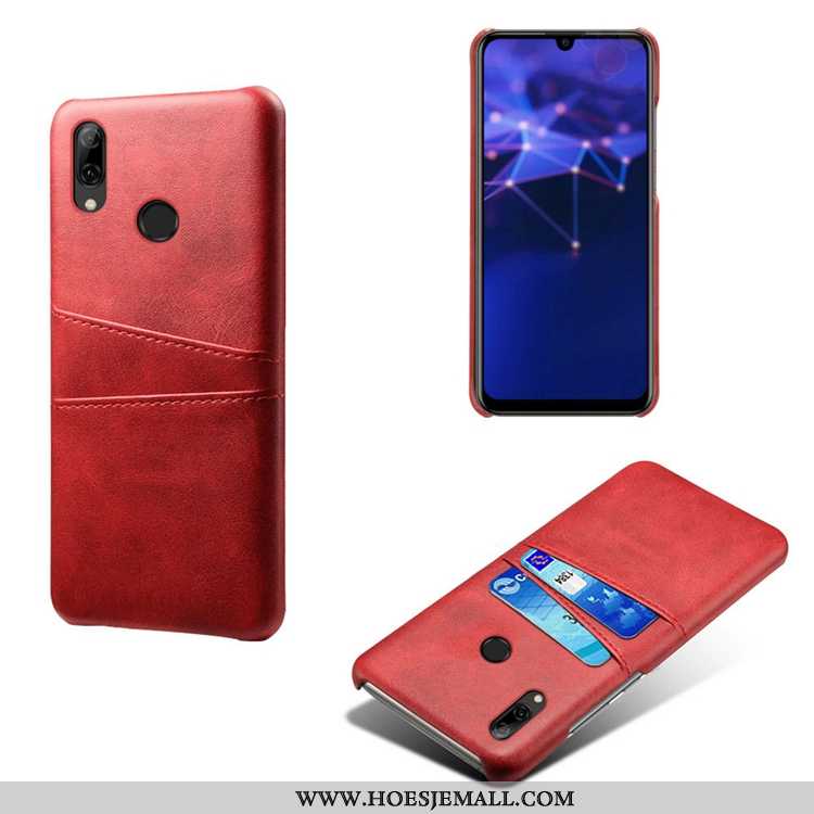 Hoesje Huawei P Smart 2020 Leer Patroon 2020 Mobiele Telefoon Koe Groen