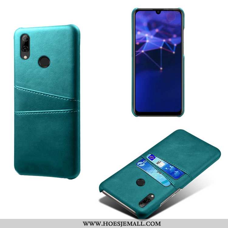 Hoesje Huawei P Smart 2020 Leer Patroon 2020 Mobiele Telefoon Koe Groen