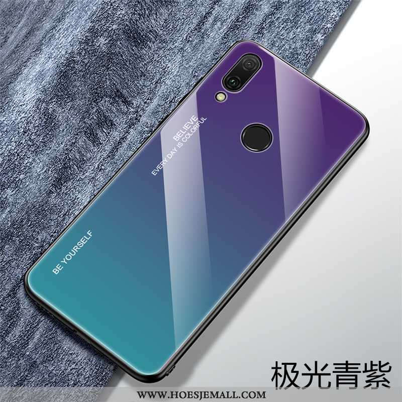 Hoes Huawei P Smart 2020 Trend Zacht Anti-fall Blauw Scheppend All Inclusive Blauwe