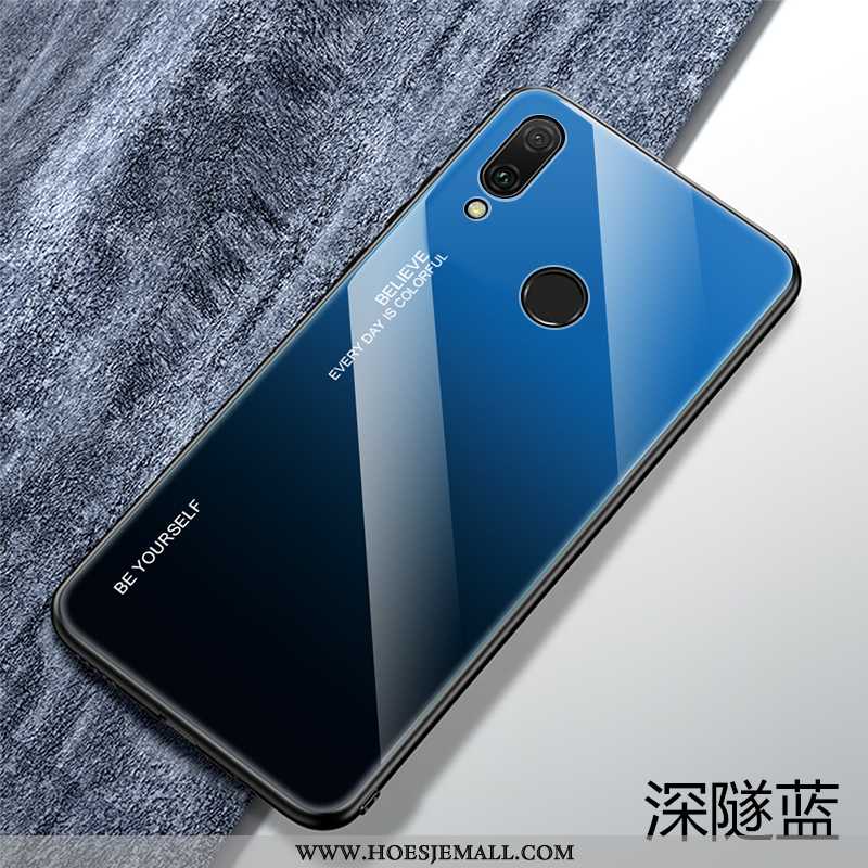 Hoes Huawei P Smart 2020 Trend Zacht Anti-fall Blauw Scheppend All Inclusive Blauwe