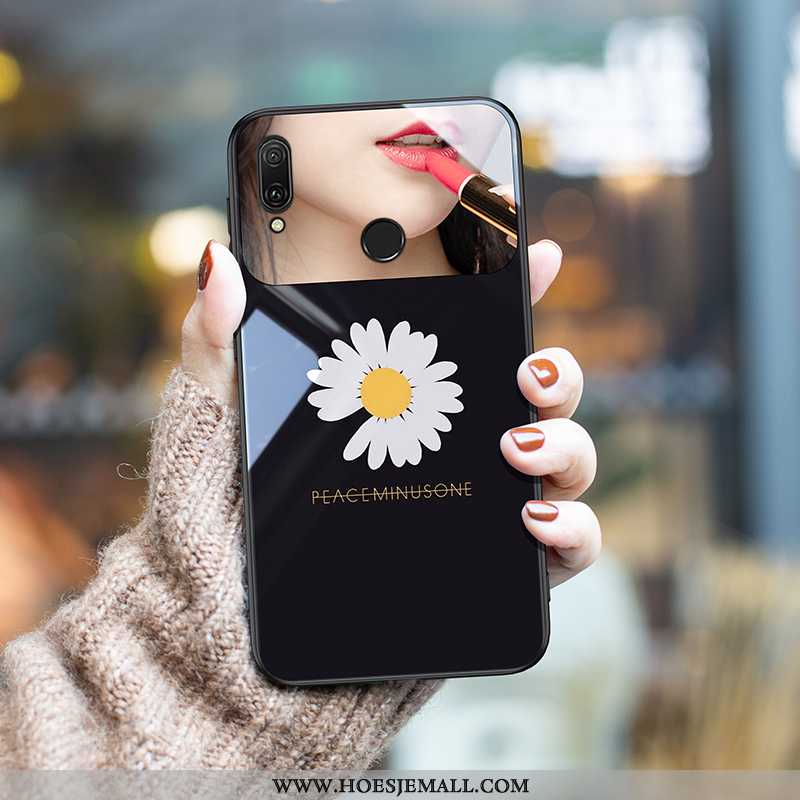 Hoesje Huawei P Smart 2020 Bescherming Glas Net Red All Inclusive Scheppend Siliconen Hoes Zwarte