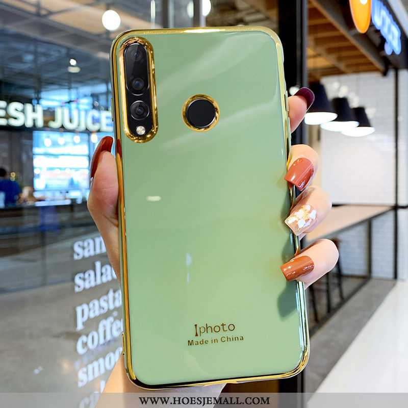 Hoesje Huawei P Smart+ 2020 Zacht Siliconen Persoonlijk Hoes All Inclusive Groen Turquoise