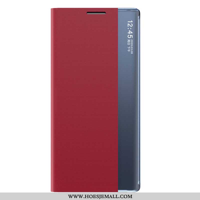 Hoes Huawei P Smart 2020 Hoesje Mobiele Telefoon Winterslaap Rood