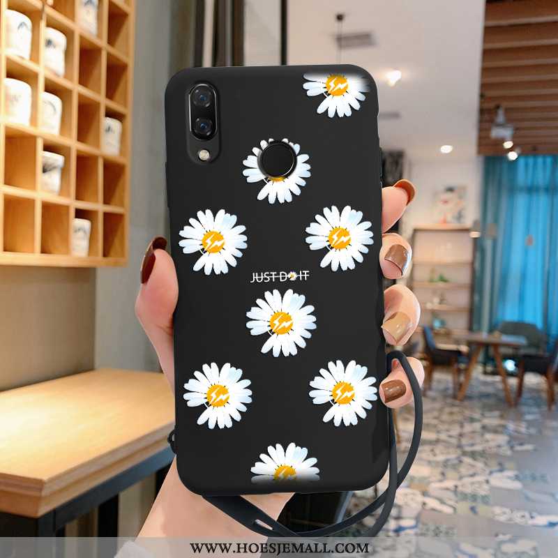 Hoesje Huawei P Smart+ Scheppend Trend Zacht Lovers All Inclusive Dragon Patroon Zwarte