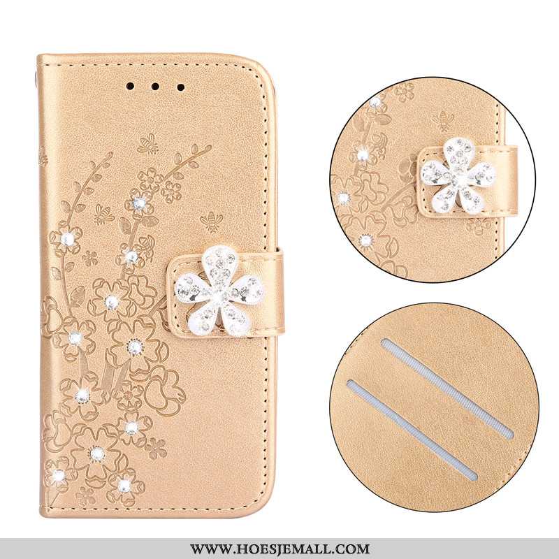 Hoes Huawei P Smart Z Bescherming Leren Hoesje 2020 Folio Mobiele Telefoon Portemonnee Roze