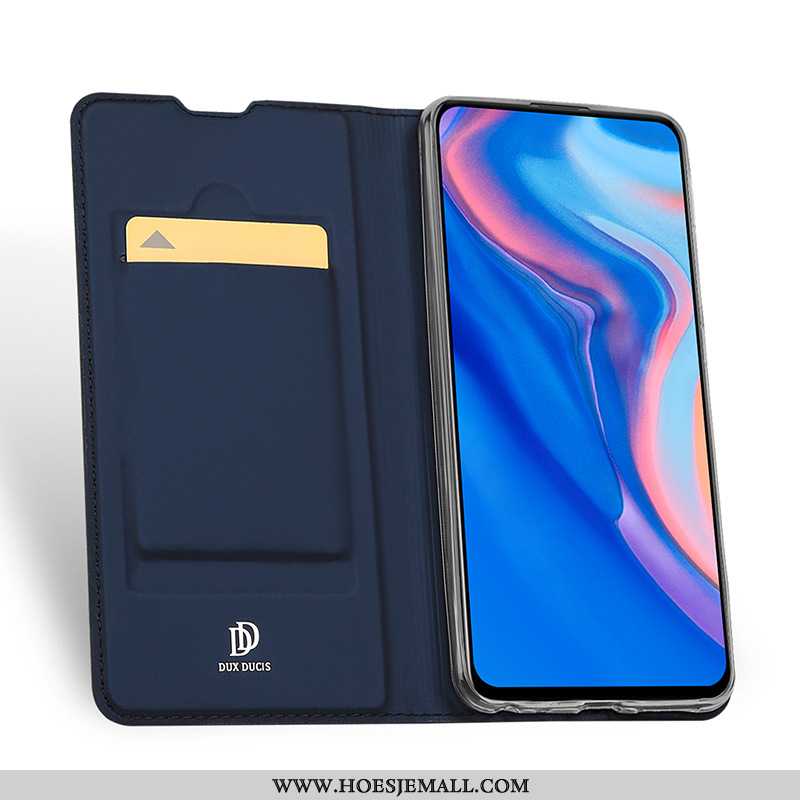 Hoes Huawei P Smart Z Mobiele Telefoon Blauw Folio Hoesje Blauwe