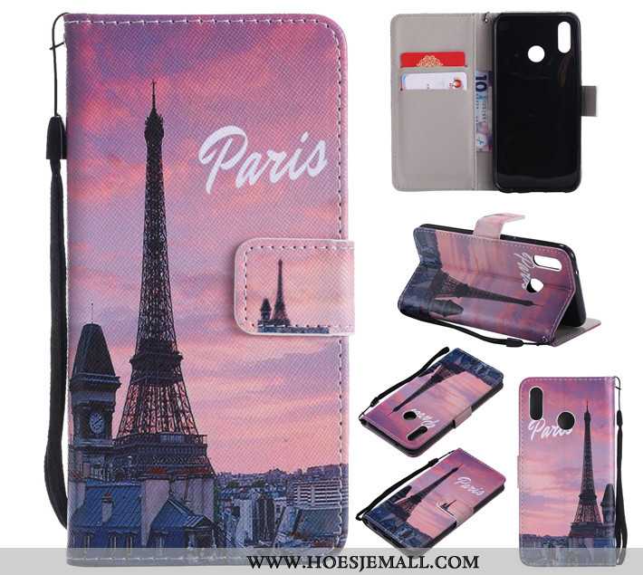 Hoesje Huawei P20 Lite Spotprent Zacht Mobiele Telefoon Bescherming Clamshell All Inclusive Blauwe