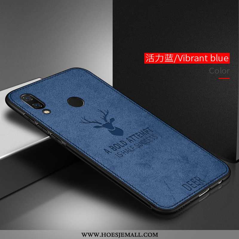 Hoesje Huawei P20 Lite Zacht Siliconen Patroon High End Hoes Mobiele Telefoon Grijs