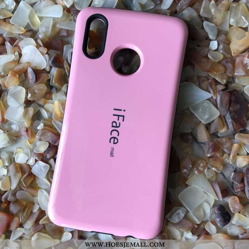 Hoes Huawei P20 Lite Mobiele Telefoon Anti-fall All Inclusive Hoesje Roze Hard