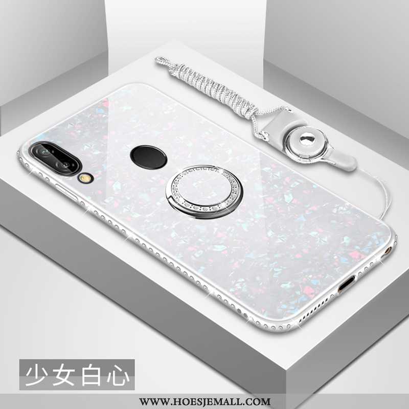 Hoes Huawei P20 Lite Patroon Trend Hard Scheppend Schelp Mobiele Telefoon Zilveren