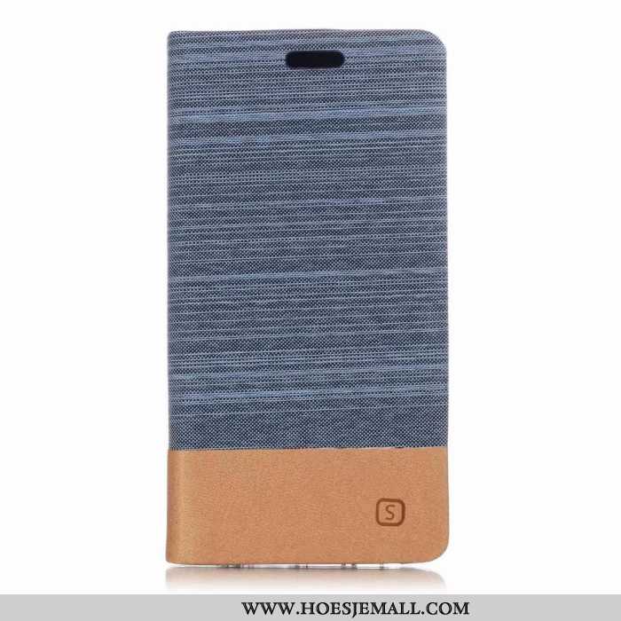 Hoesje Huawei P20 Lite Leren Bescherming Anti-fall Hoes Grijs Mobiele Telefoon