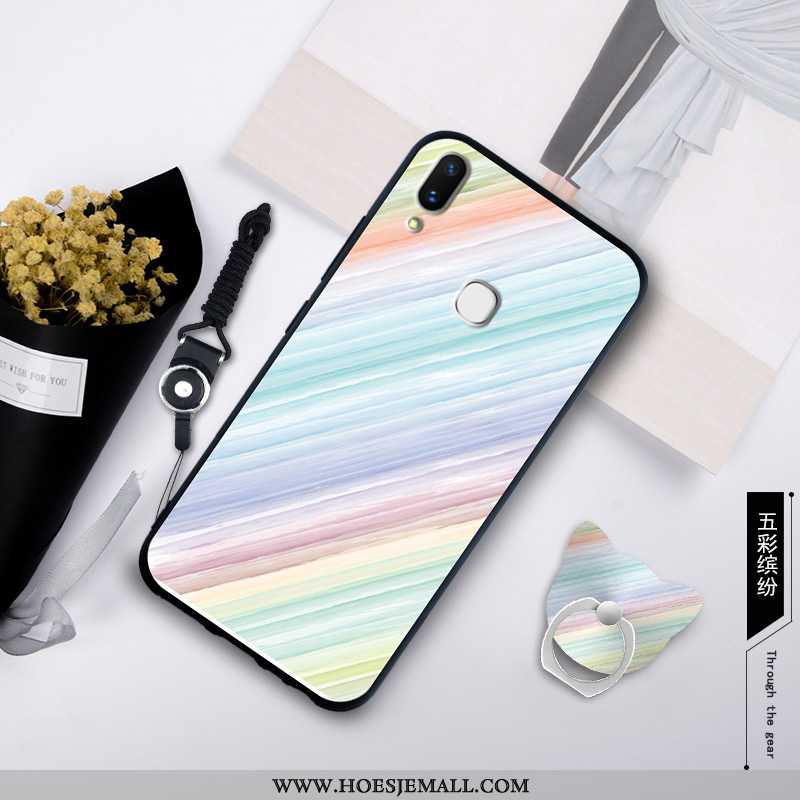 Hoes Huawei P20 Lite Trend Zacht Hanger Siliconen Tempereren All Inclusive Kleur