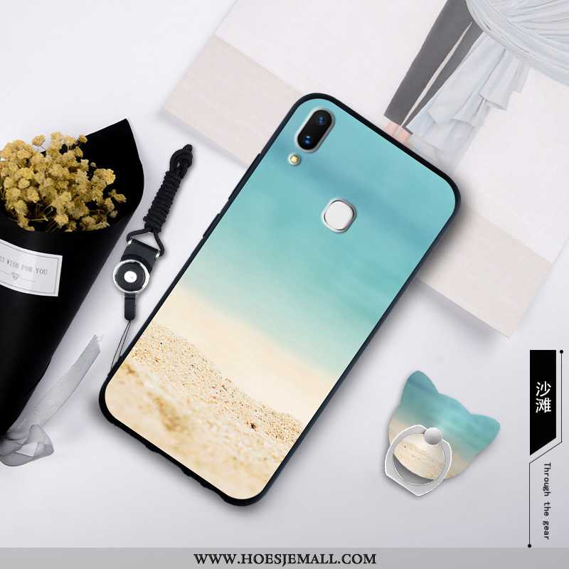 Hoes Huawei P20 Lite Trend Zacht Hanger Siliconen Tempereren All Inclusive Kleur