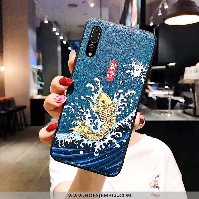 Hoes Huawei P20 Pro Bescherming Scheppend Paleis Mobiele Telefoon Wind Trend Hoesje Blauwe