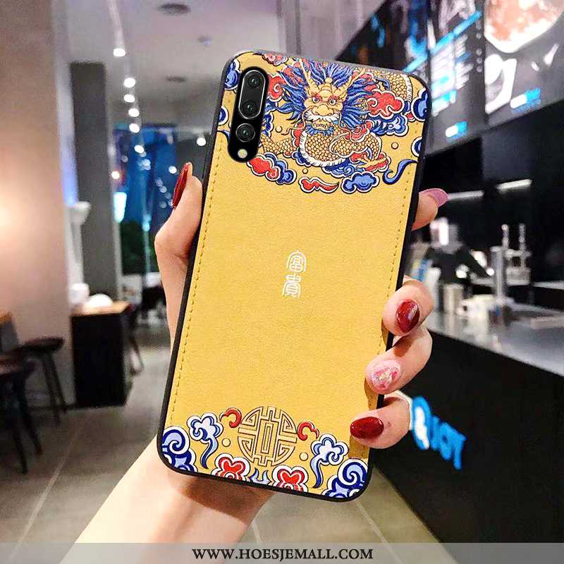 Hoes Huawei P20 Pro Bescherming Scheppend Paleis Mobiele Telefoon Wind Trend Hoesje Blauwe