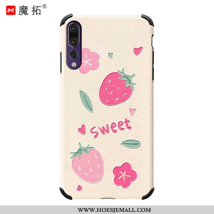 Hoes Huawei P20 Pro Scheppend Mooie Bescherming Kat Mobiele Telefoon Blauw Anti-fall Blauwe