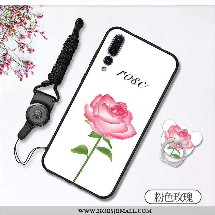 Hoesje Huawei P20 Pro Zacht Anti-fall Mobiele Telefoon Roze Hoes All Inclusive