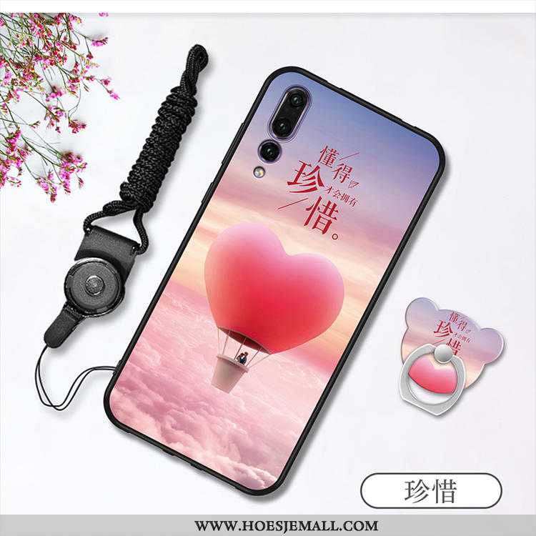 Hoesje Huawei P20 Pro Zacht Anti-fall Mobiele Telefoon Roze Hoes All Inclusive