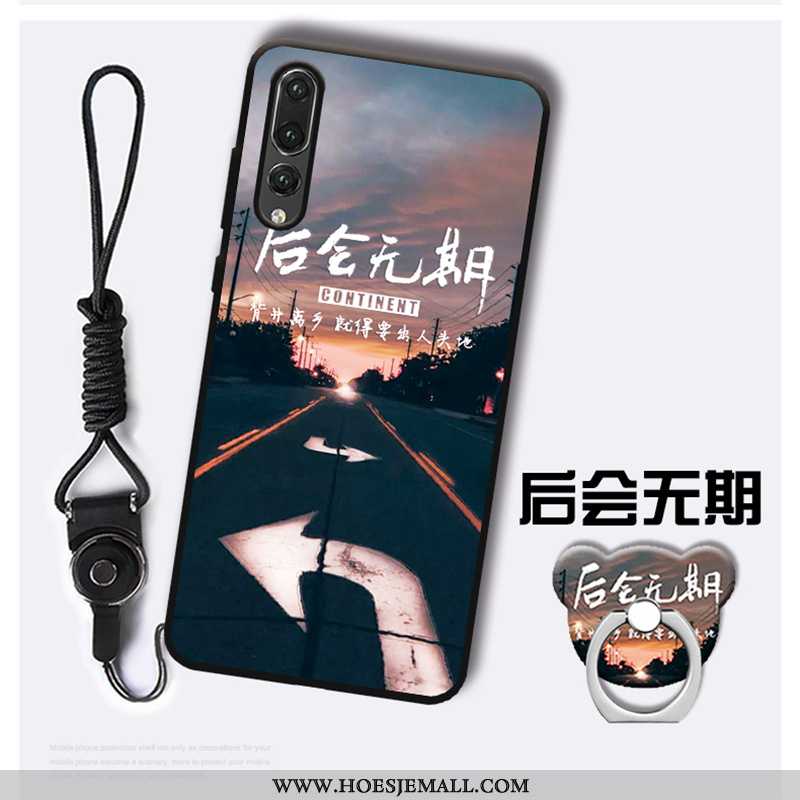 Hoes Huawei P20 Pro Spotprent Trend Hanger Mobiele Telefoon Hoesje Anti-fall Purper