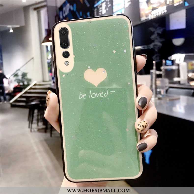 Hoes Huawei P20 Pro Scheppend Liefde Net Red Hoesje Mobiele Telefoon Groen