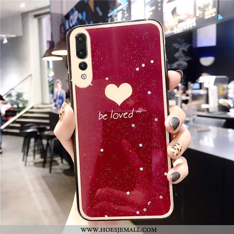 Hoes Huawei P20 Pro Scheppend Liefde Net Red Hoesje Mobiele Telefoon Groen