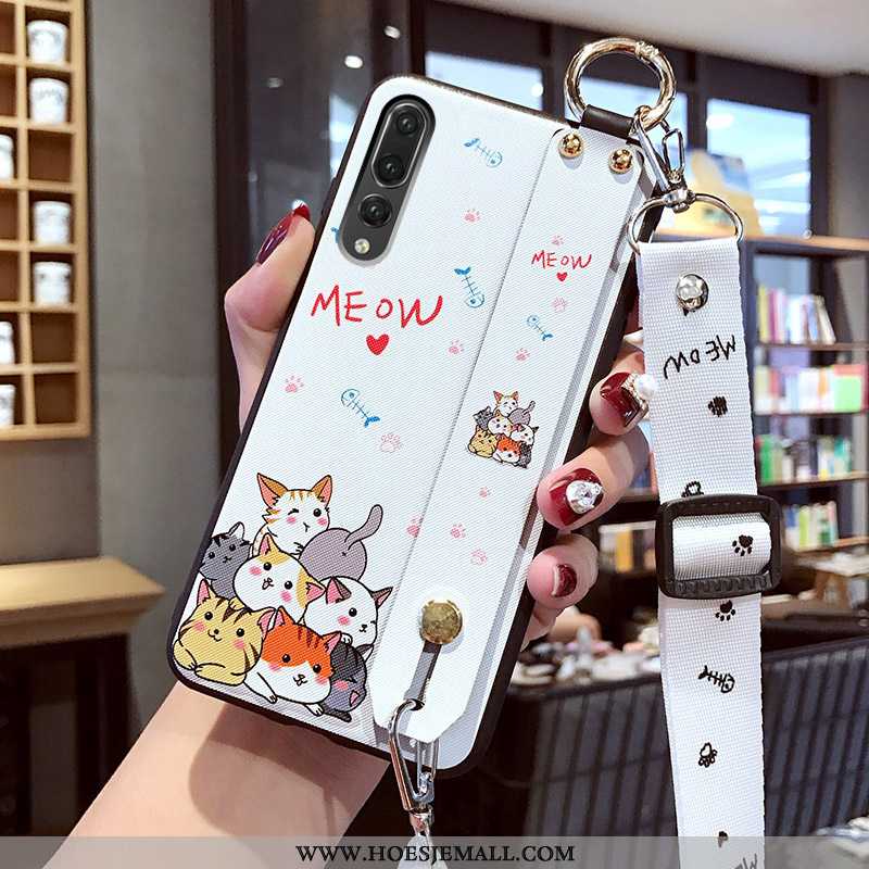 Hoesje Huawei P20 Pro Trend Zacht Hanger Roze Net Red Mobiele Telefoon Spotprent