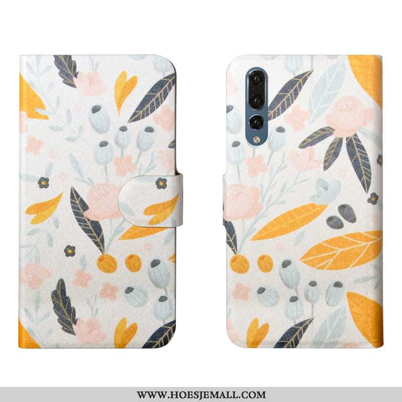 Hoesje Huawei P20 Pro Siliconen Bescherming All Inclusive Zacht Anti-fall Eenvoudige Clamshell Groen