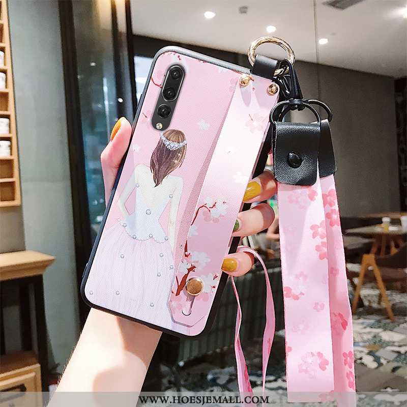 Hoesje Huawei P20 Pro Zacht Siliconen Roze Mobiele Telefoon All Inclusive Bescherming