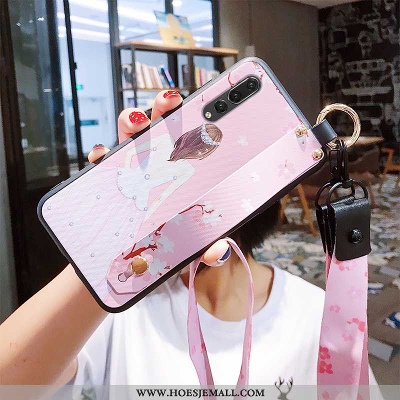 Hoesje Huawei P20 Pro Zacht Siliconen Roze Mobiele Telefoon All Inclusive Bescherming