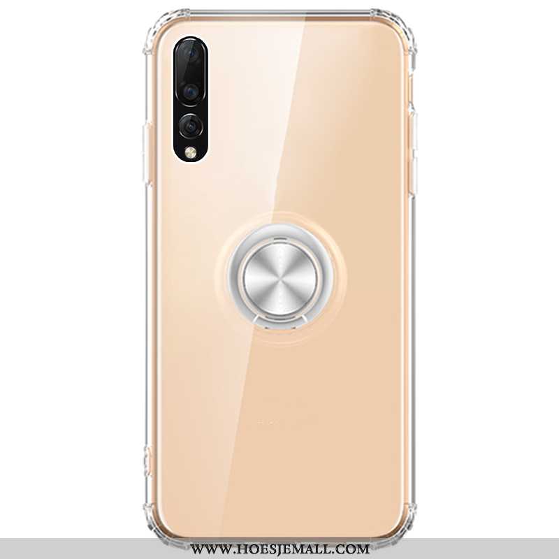 Hoesje Huawei P20 Pro Trend Zacht Klittenband Gasbag Doorzichtig Anti-fall Mobiele Telefoon Witte