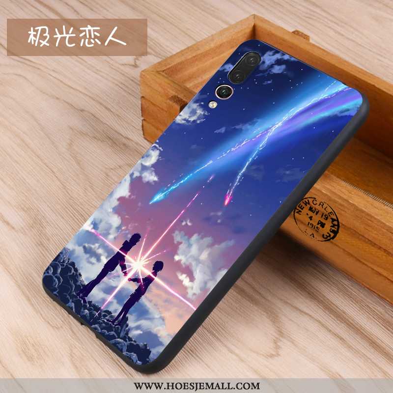 Hoes Huawei P20 Pro Zacht Bescherming All Inclusive Blauw Mobiele Telefoon Anti-fall Hoesje Blauwe