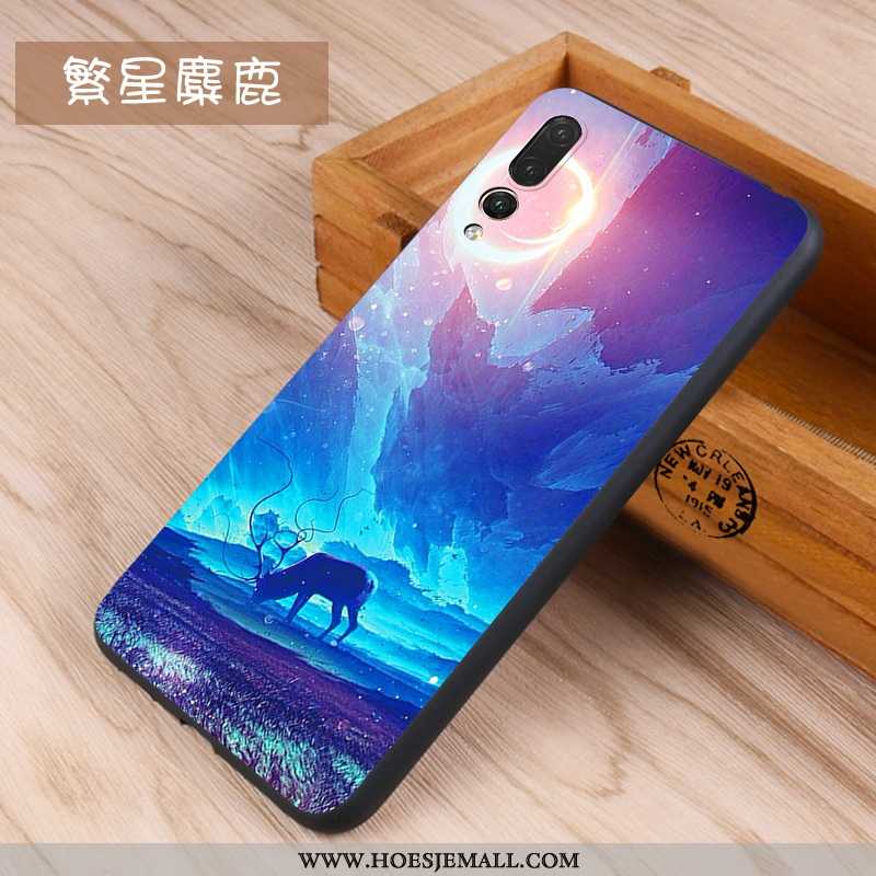 Hoes Huawei P20 Pro Zacht Bescherming All Inclusive Blauw Mobiele Telefoon Anti-fall Hoesje Blauwe