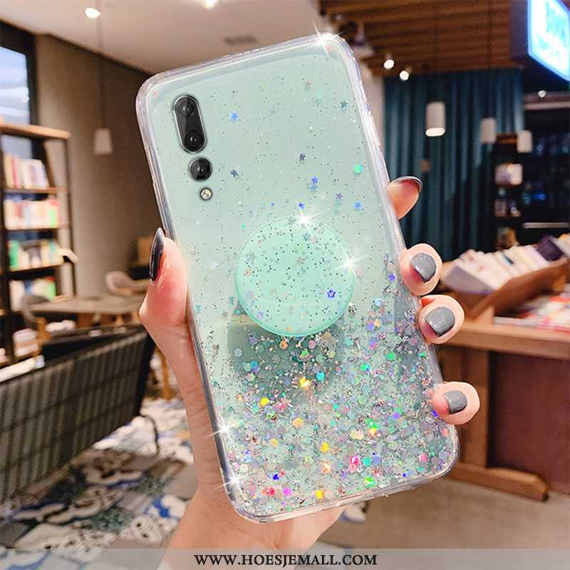 Hoesje Huawei P20 Pro Mode Doorzichtig Dun Anti-fall High End Hoes Zacht Groen