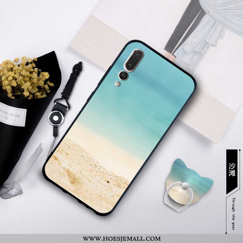 Hoesje Huawei P20 Pro Persoonlijk Scheppend Anti-fall Skärmskydd Klittenband Mobiele Telefoon Hoes W