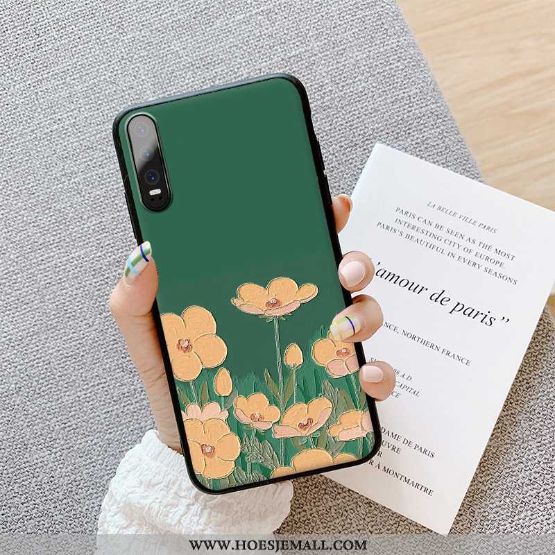 Hoes Huawei P30 Dun Zacht High End Super Siliconen Kunst Anti-fall Blauwe