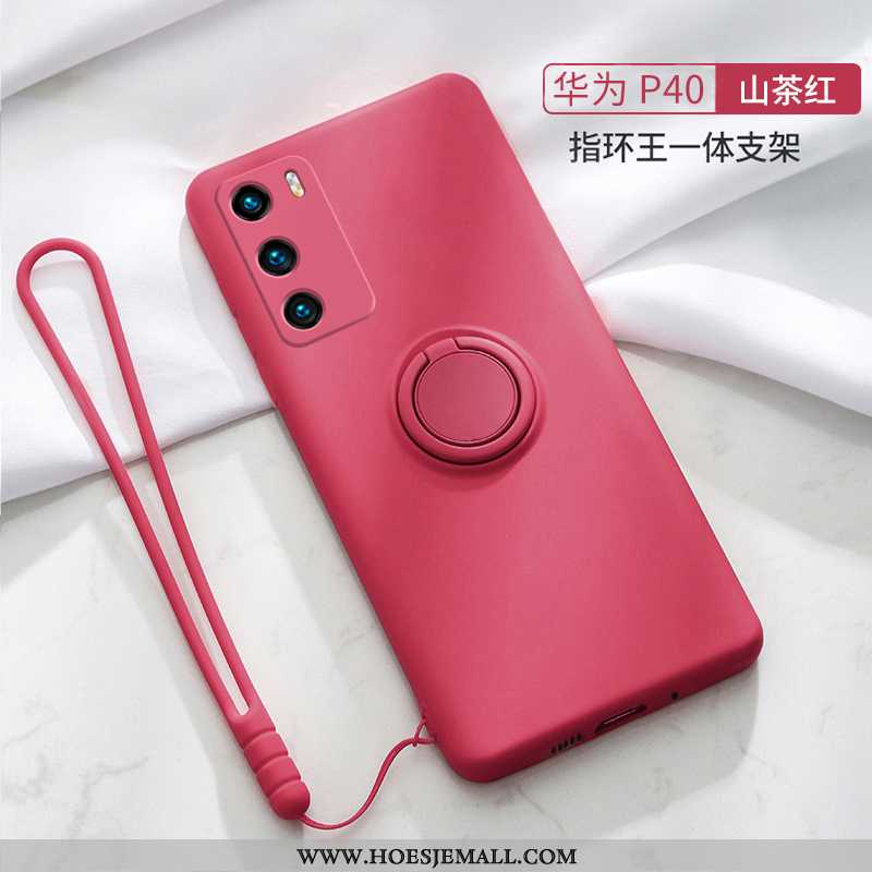 Hoes Huawei P30 Scheppend Trend Licht Dun Bescherming Siliconen Roze