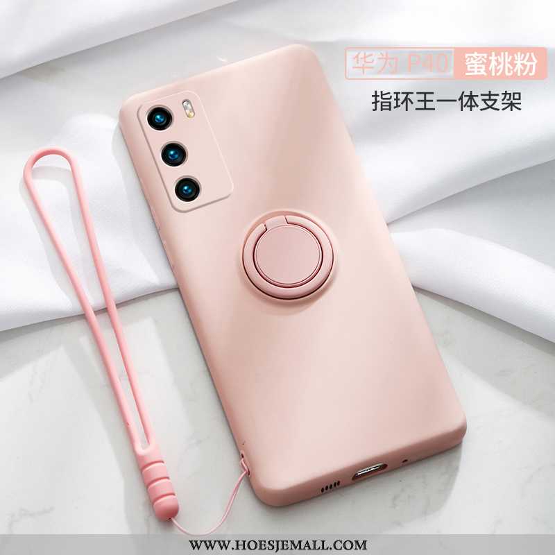 Hoes Huawei P30 Scheppend Trend Licht Dun Bescherming Siliconen Roze