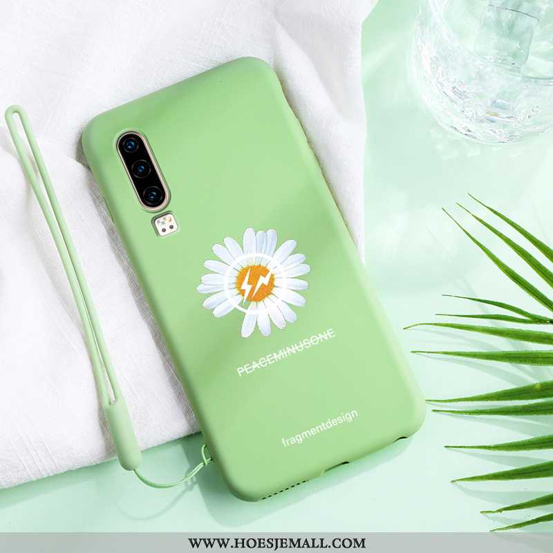 Hoesje Huawei P30 Scheppend Mooie Persoonlijk All Inclusive Dun Dragon Patroon Blauwe