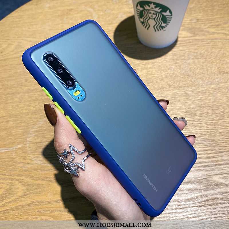 Hoesje Huawei P30 Zacht Siliconen Bescherming Oranje Lovers Persoonlijk Scheppend