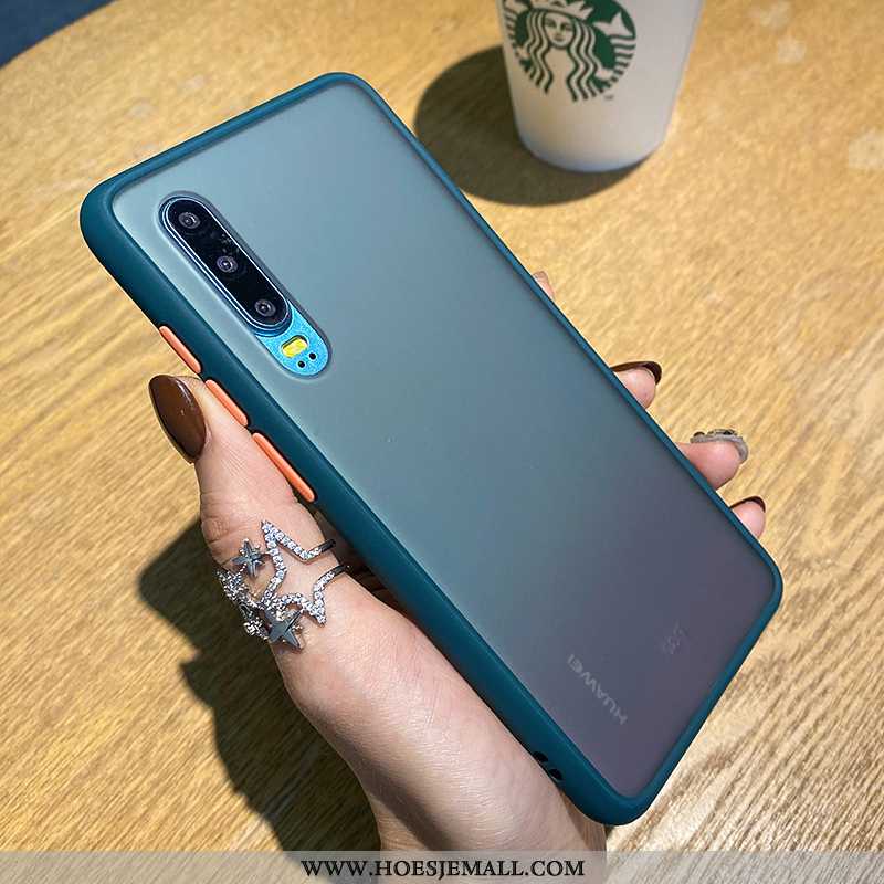 Hoesje Huawei P30 Zacht Siliconen Bescherming Oranje Lovers Persoonlijk Scheppend